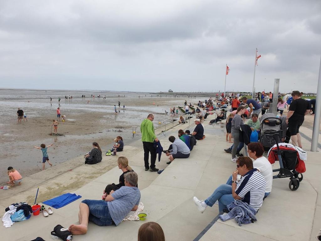 Ferienwohnung Leuchtturm Am Sandstrand Norden Buitenkant foto
